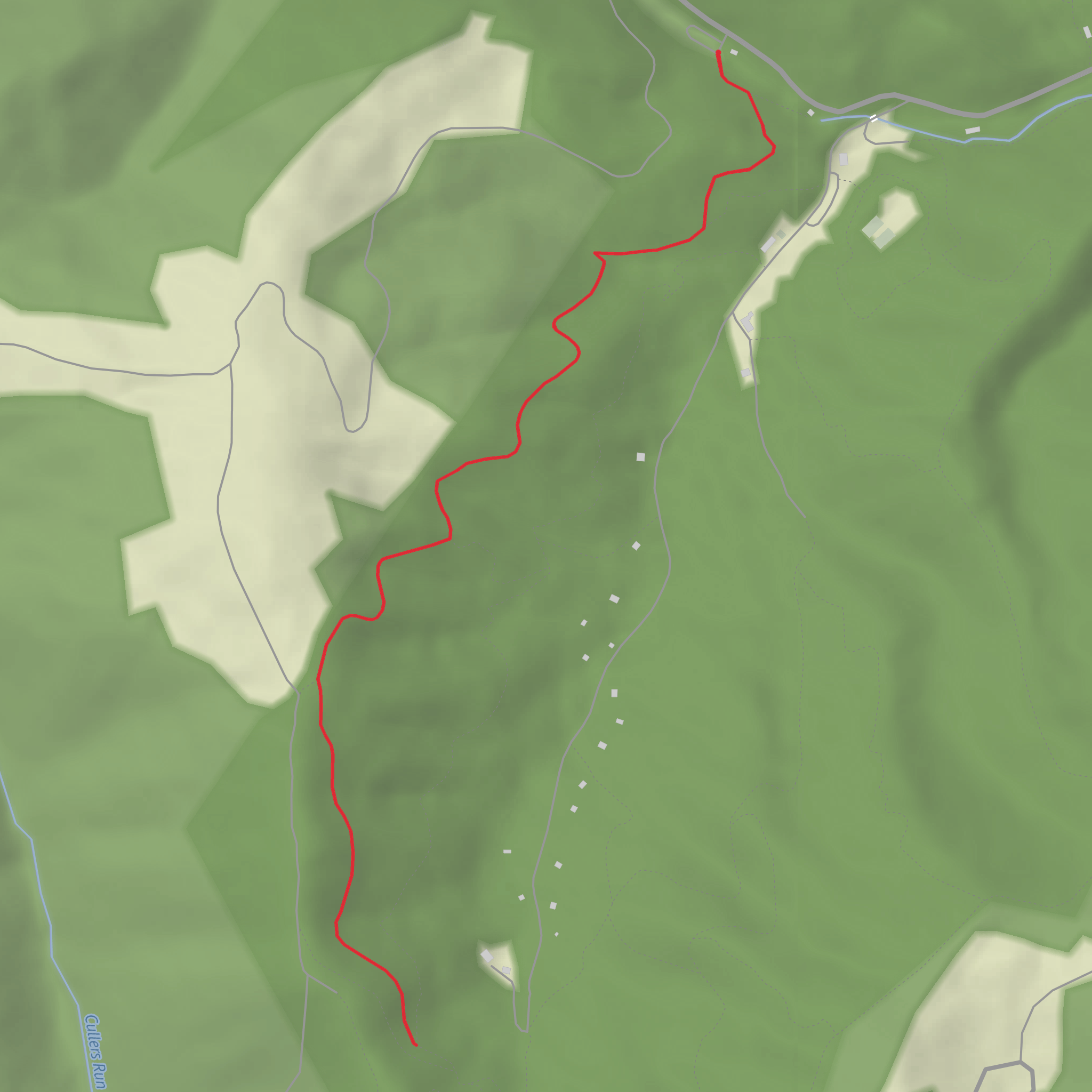 Copse Cove Trail mobile static map
