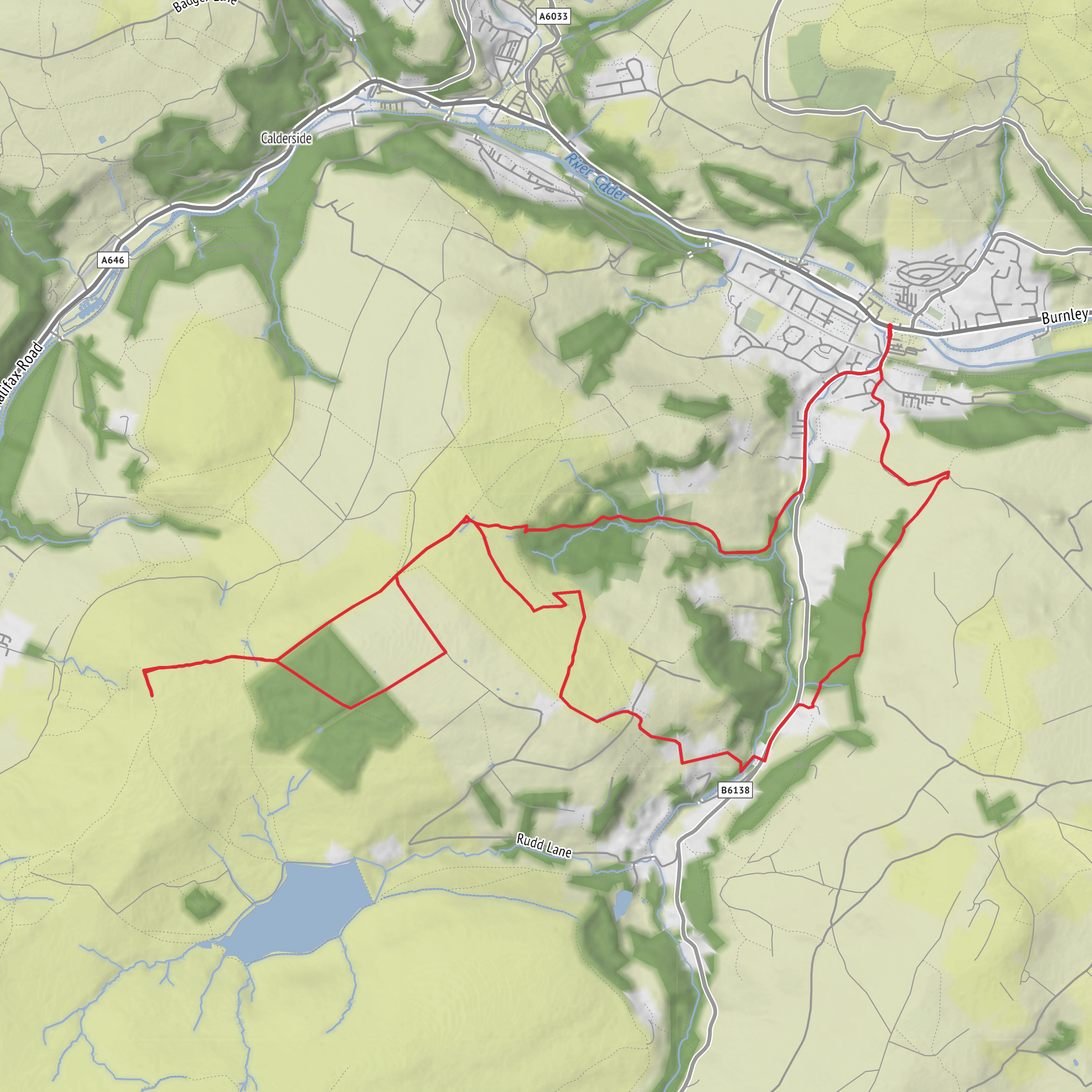 Crag Vale Coiners Walk mobile static map