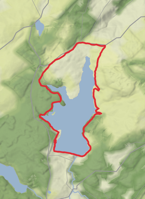 Hike on Llyn Brenig 26.04.2026 mobile static map