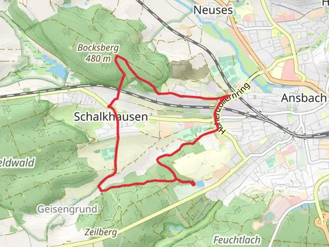 Ansbach Stadtwald Loop