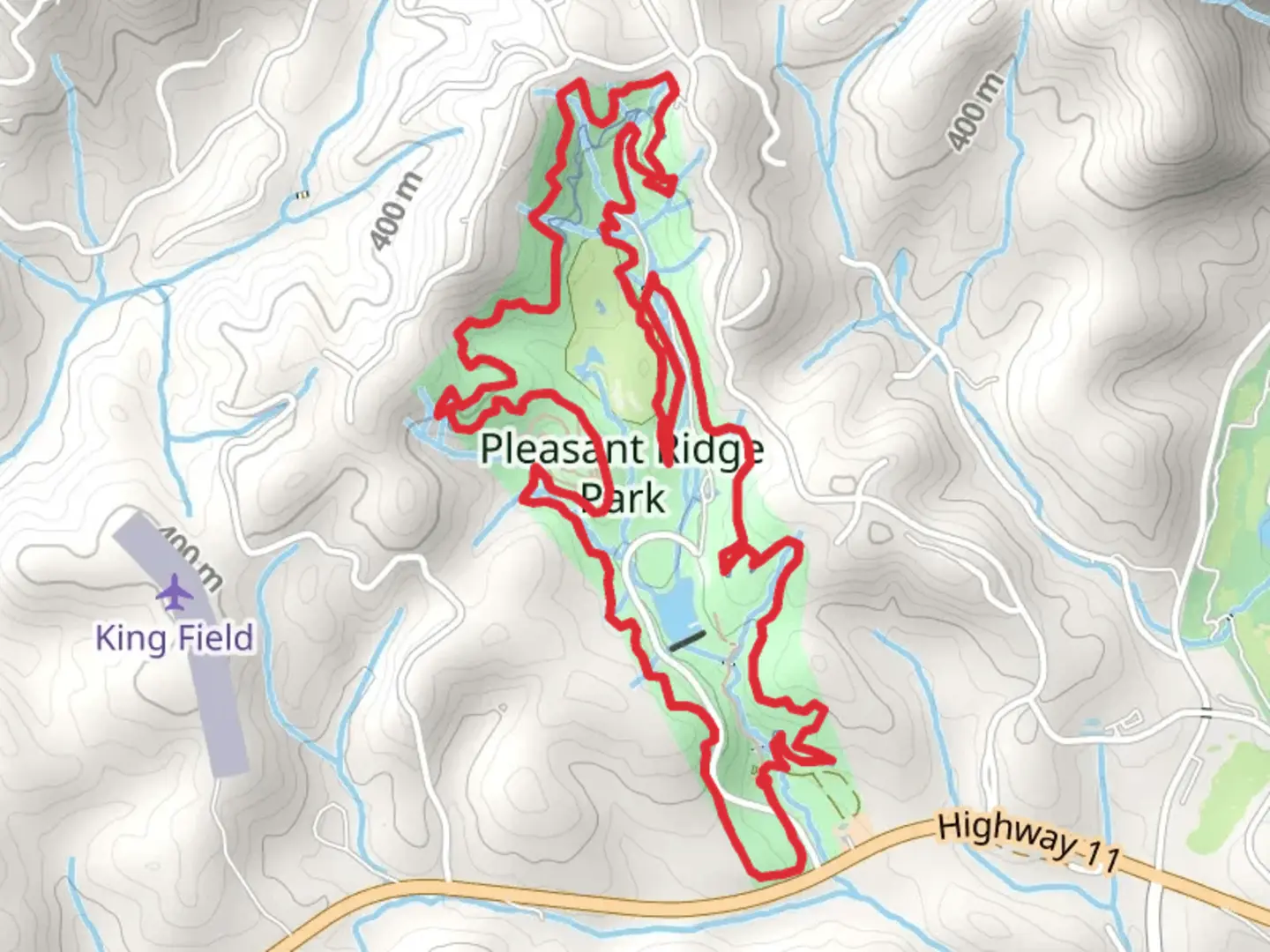 An image depicting the trail JFA Loop Trail and its surrounding area.
