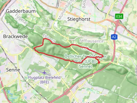 Rottberg via Am Togdrang and Spiegelsberger Weg