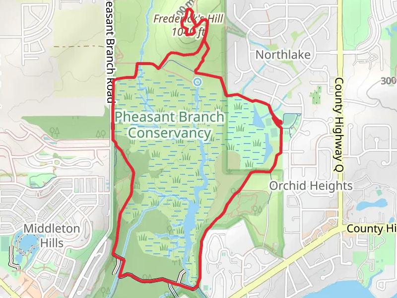 Frederick's Hill - Orchid Heights Park Loop