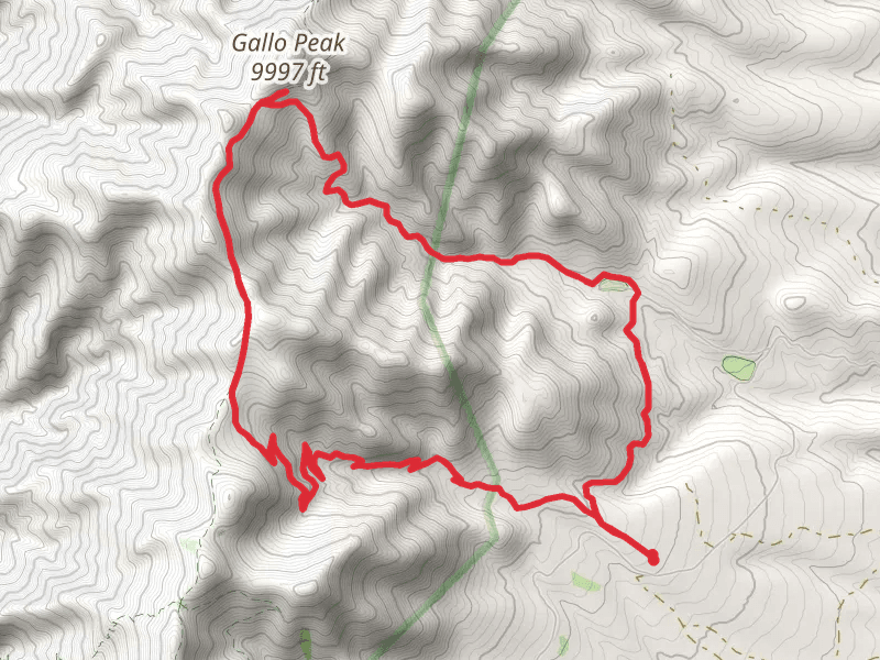 Ox Canyon Trail and Red Canyon Trail