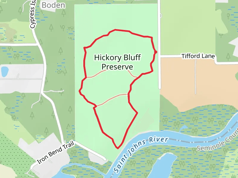Blue and Red Loop Trail