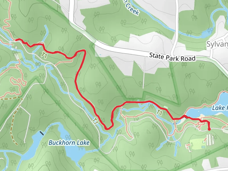 Lake Placid and Mountain Creek Trail