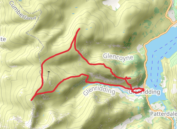 Glenridding Circuit mobile static map