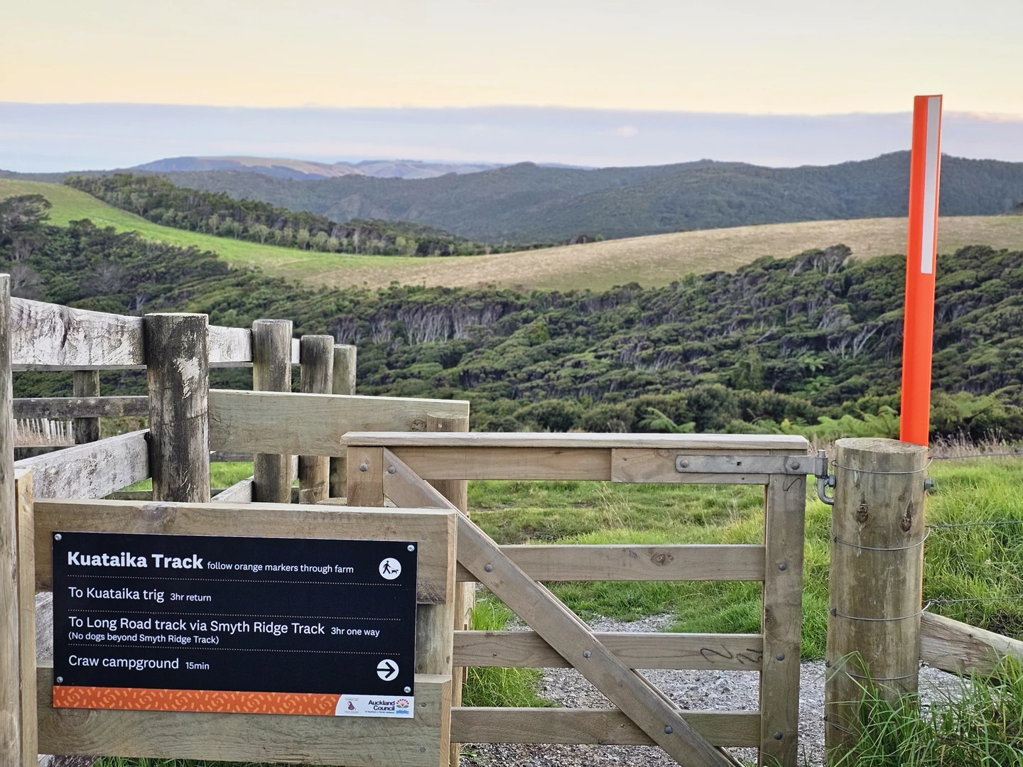An image depicting the trail Kuataika Track and its surrounding area.