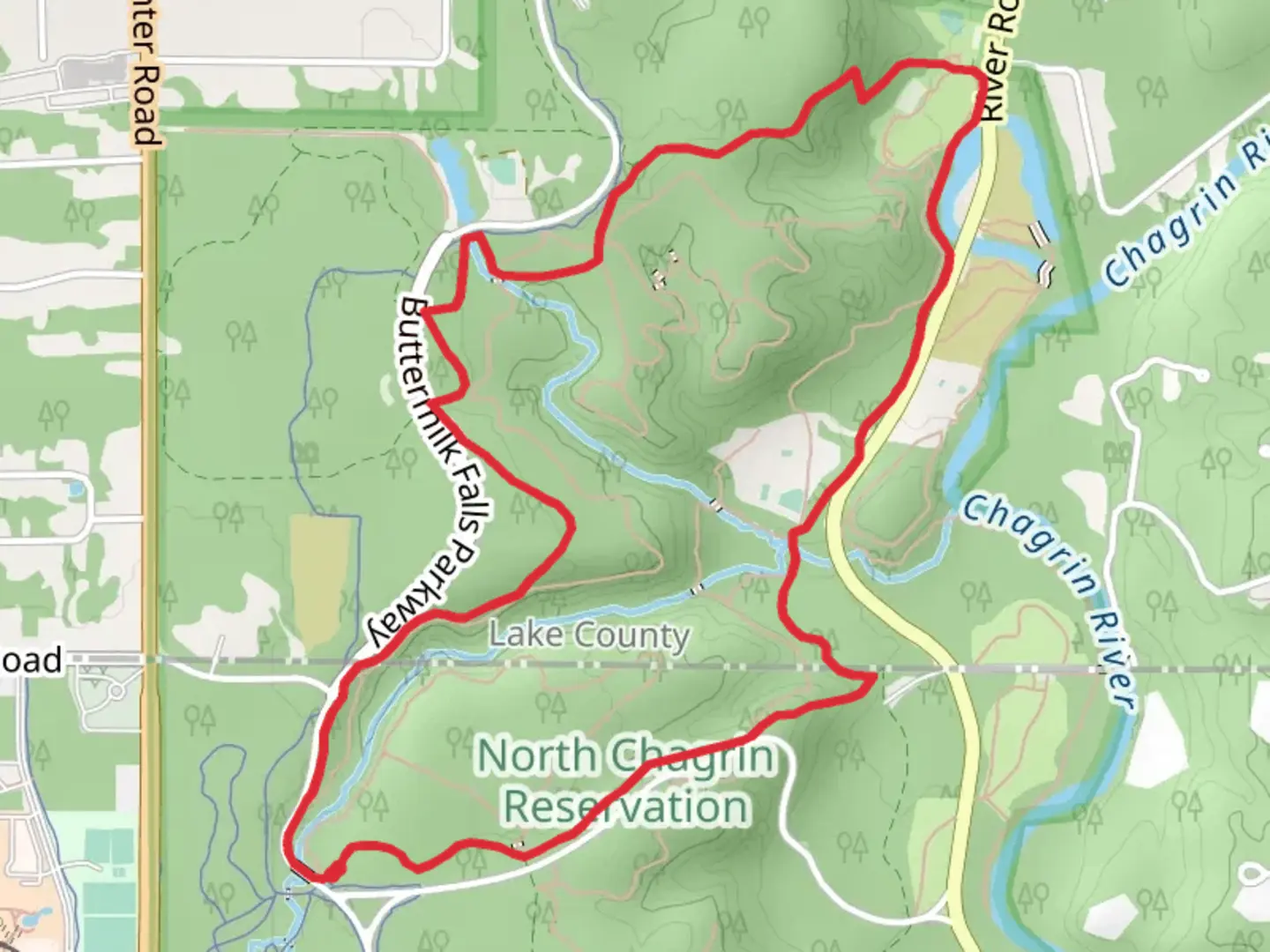 An image depicting the trail Hamlock Trail and Bridle Trail - NC2 Loop and its surrounding area.