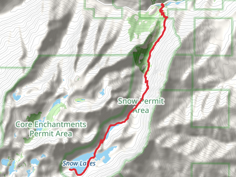 Upper and Lower Snow Lake Trail