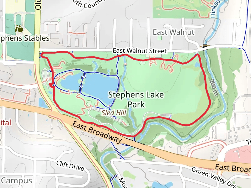 Stephens Lake Park Loop via Perimeter Trail