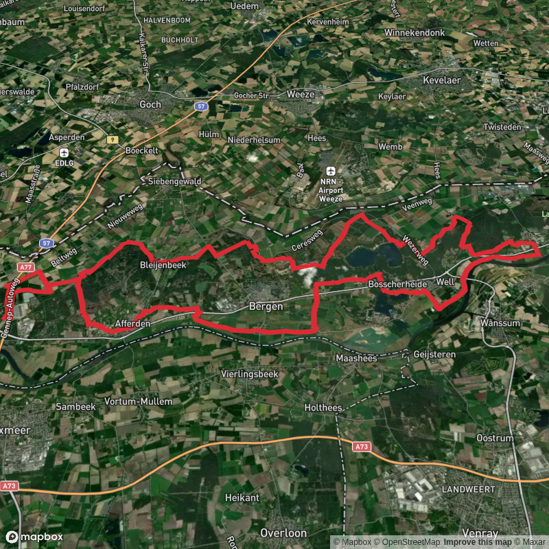Bergerbos, Reindersmeer, Leukermeer and Quin Loop