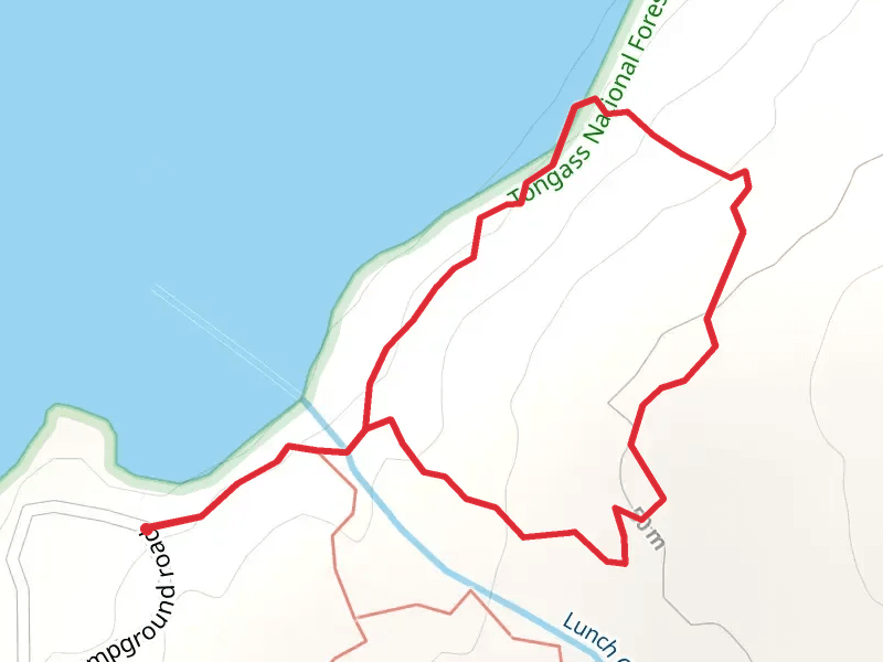Settlers cove campground road Loop