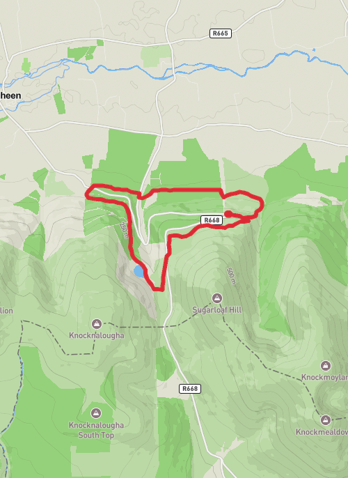 Vee Valley Loop mobile static map