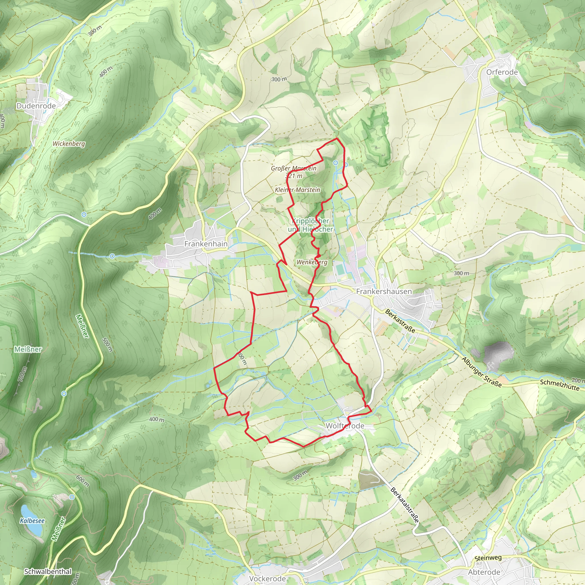 Großer Marstein Loop via Premiumweg mobile static map