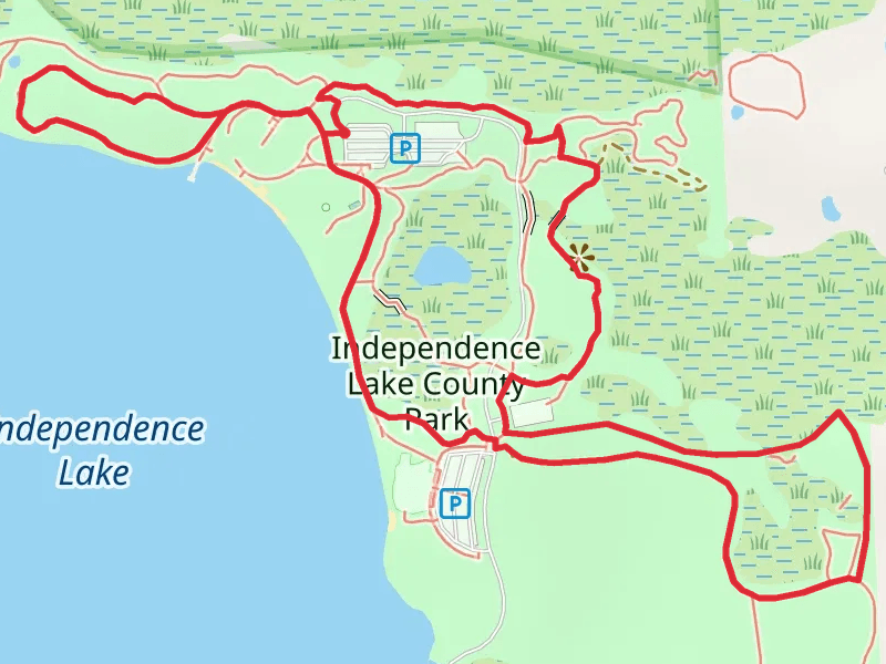 Independence Lake County Park Loop