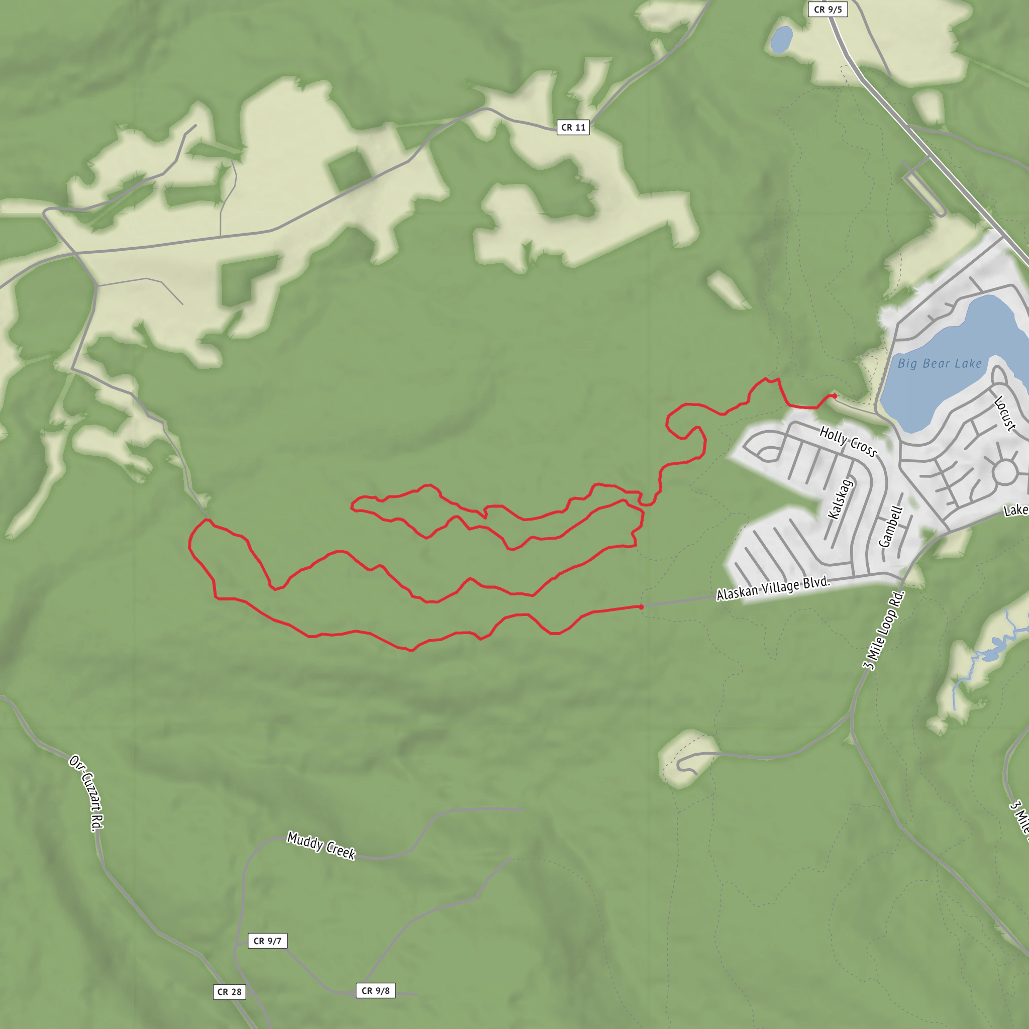 Crack Trail mobile static map