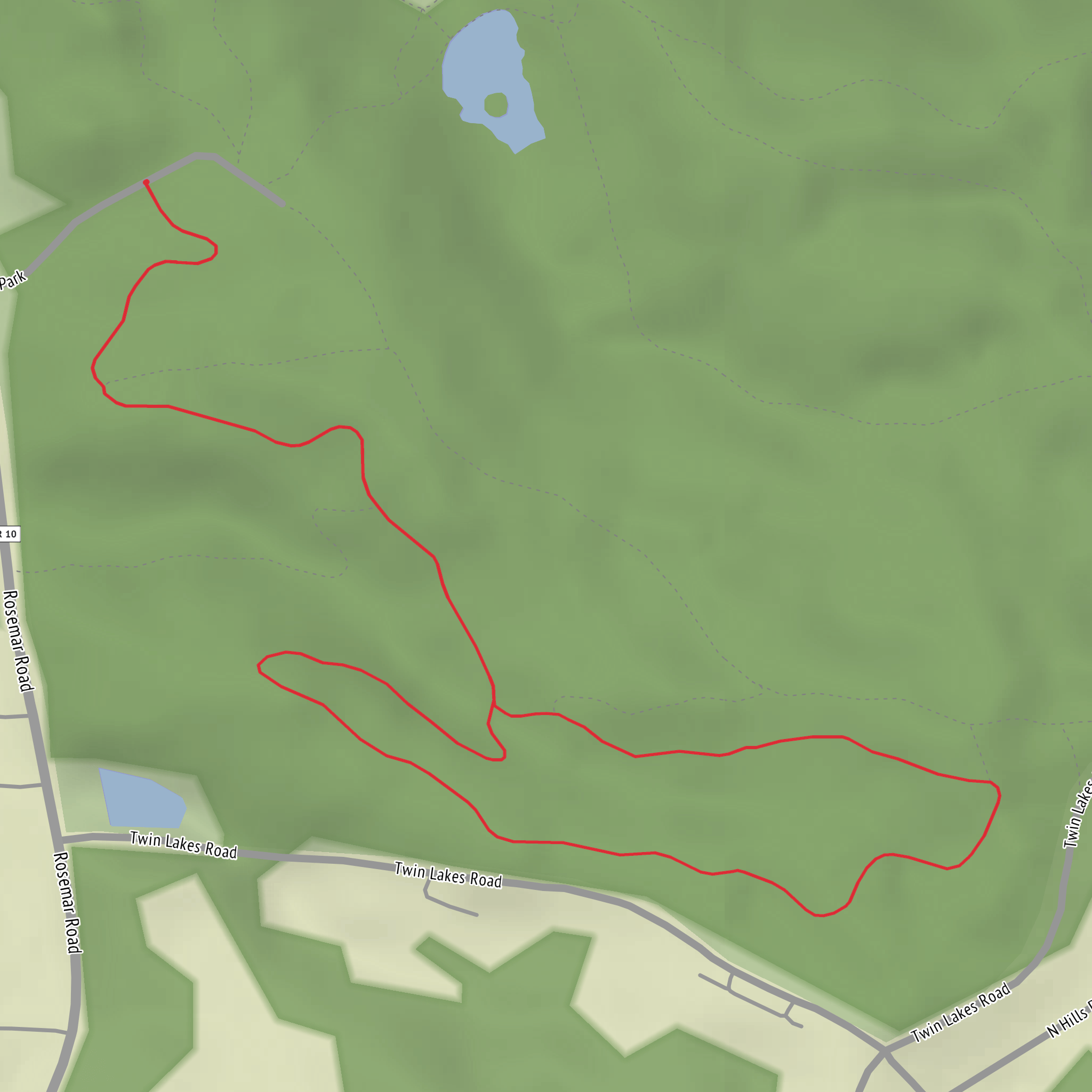 Zig Zag Trail mobile static map