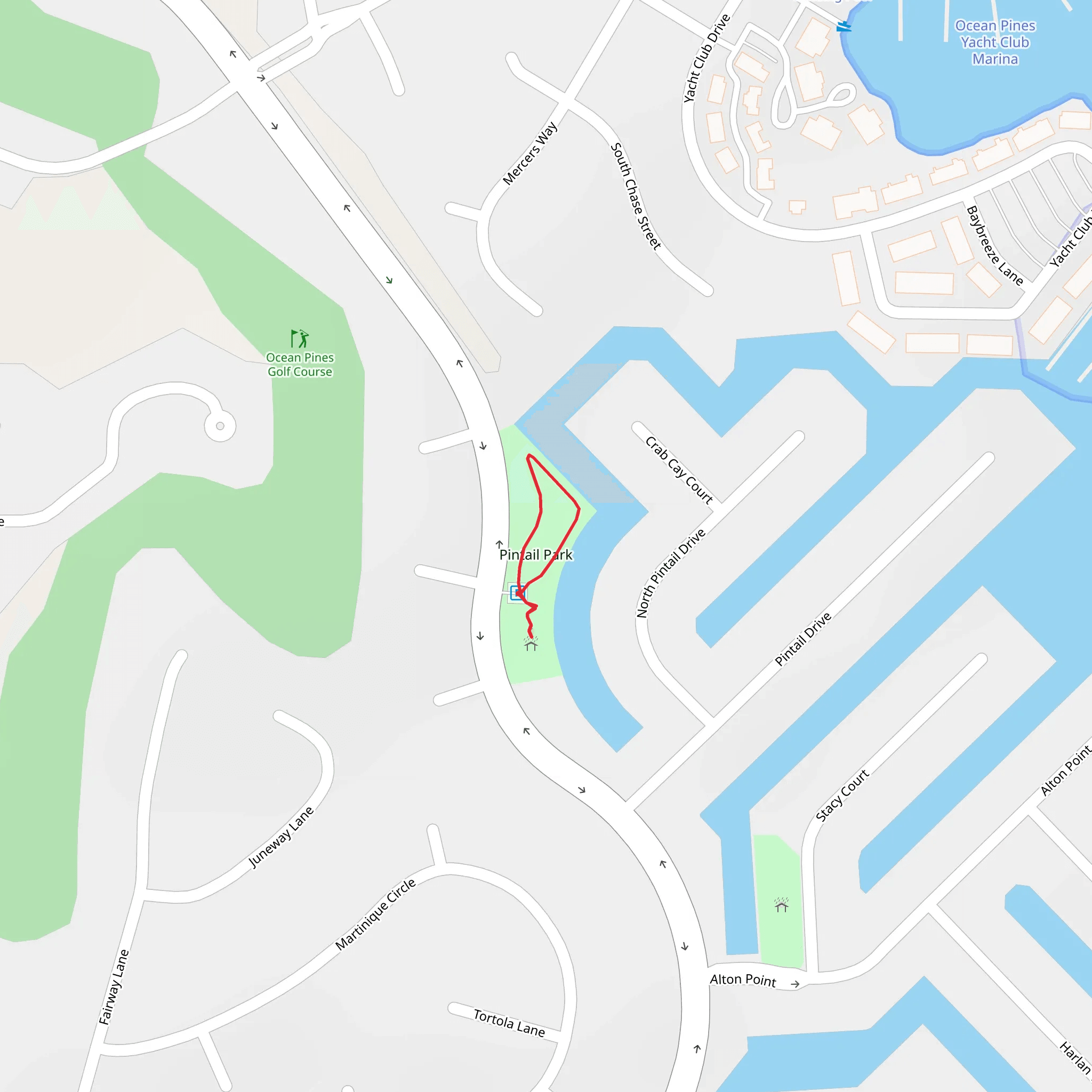 Ocean Parkway Loop mobile static map