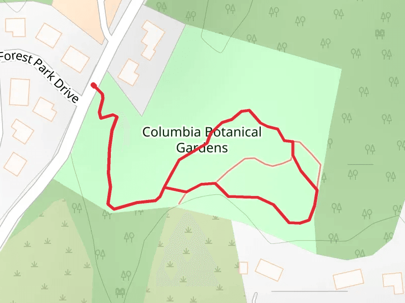 Columbia Botanical Gardens Loop