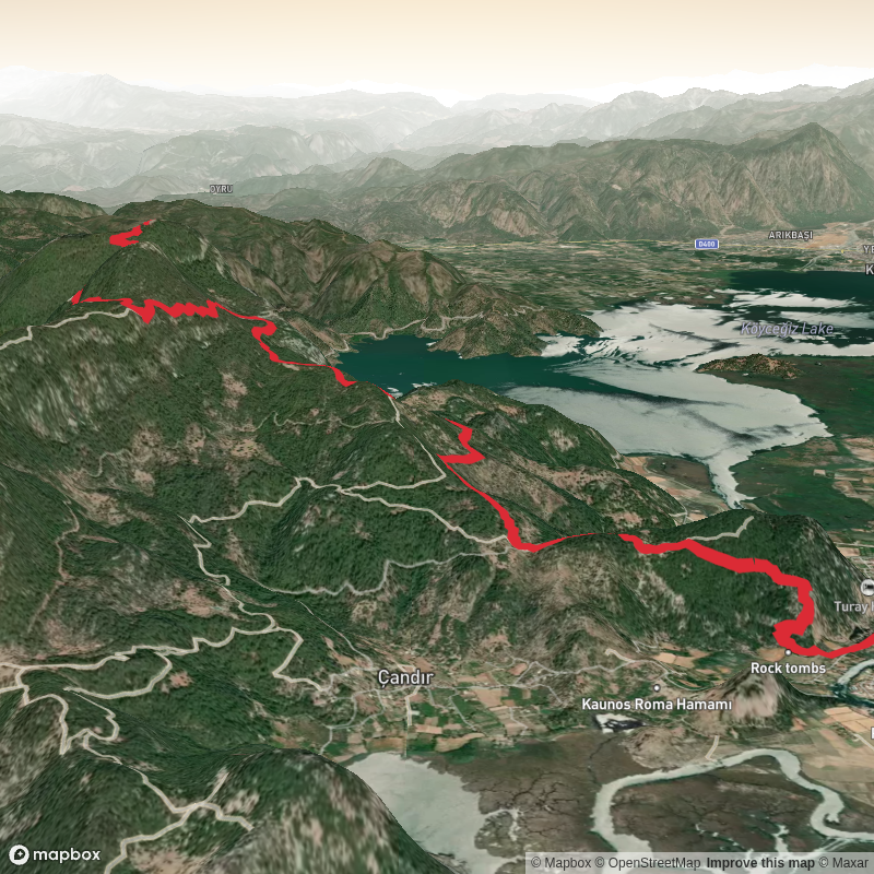 Dalyan to Olemez Fire Lookout Tower