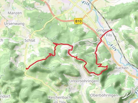 Wasserberg to Gingen Walk