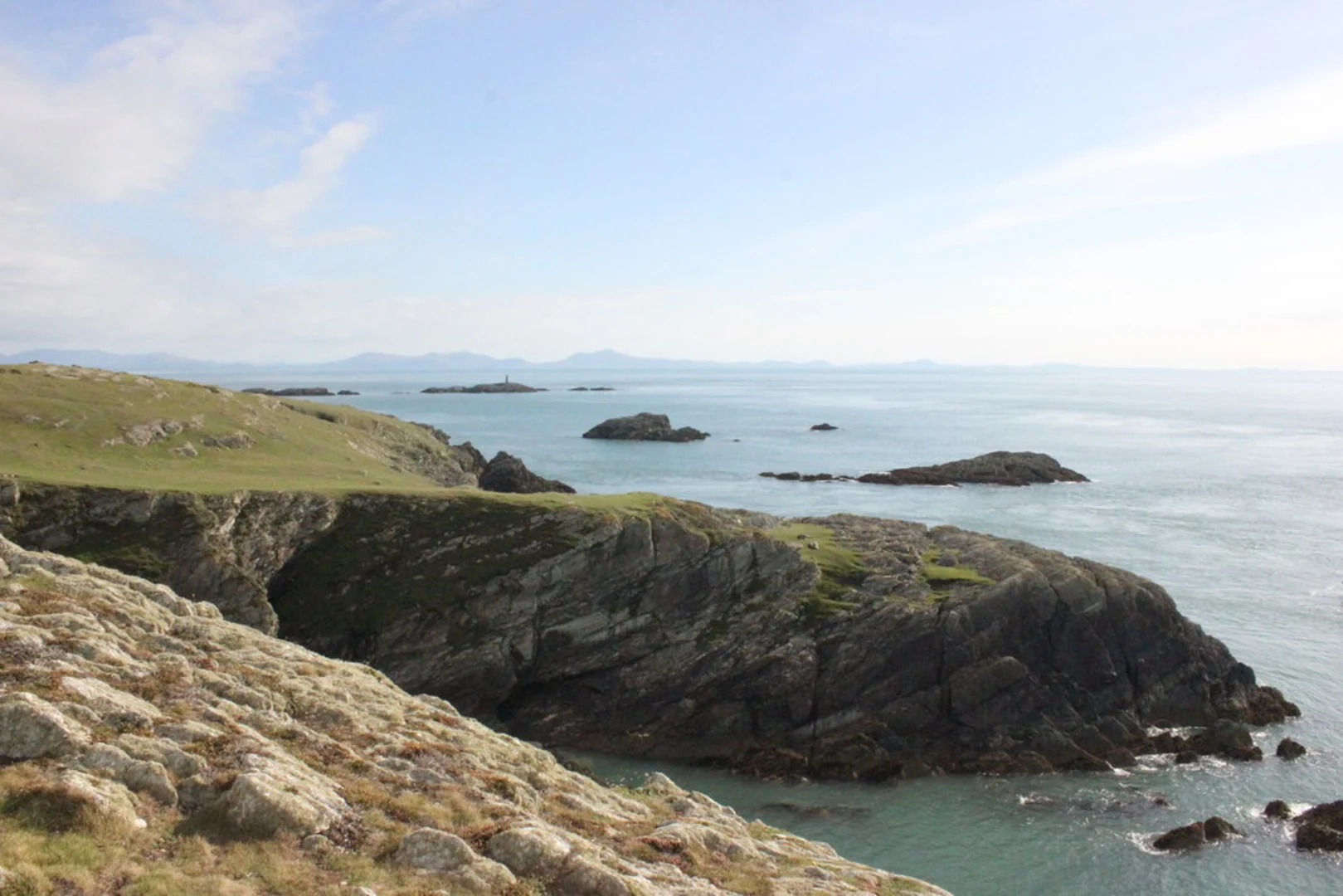An image depicting the trail Rhoscolyn Loop and its surrounding area.