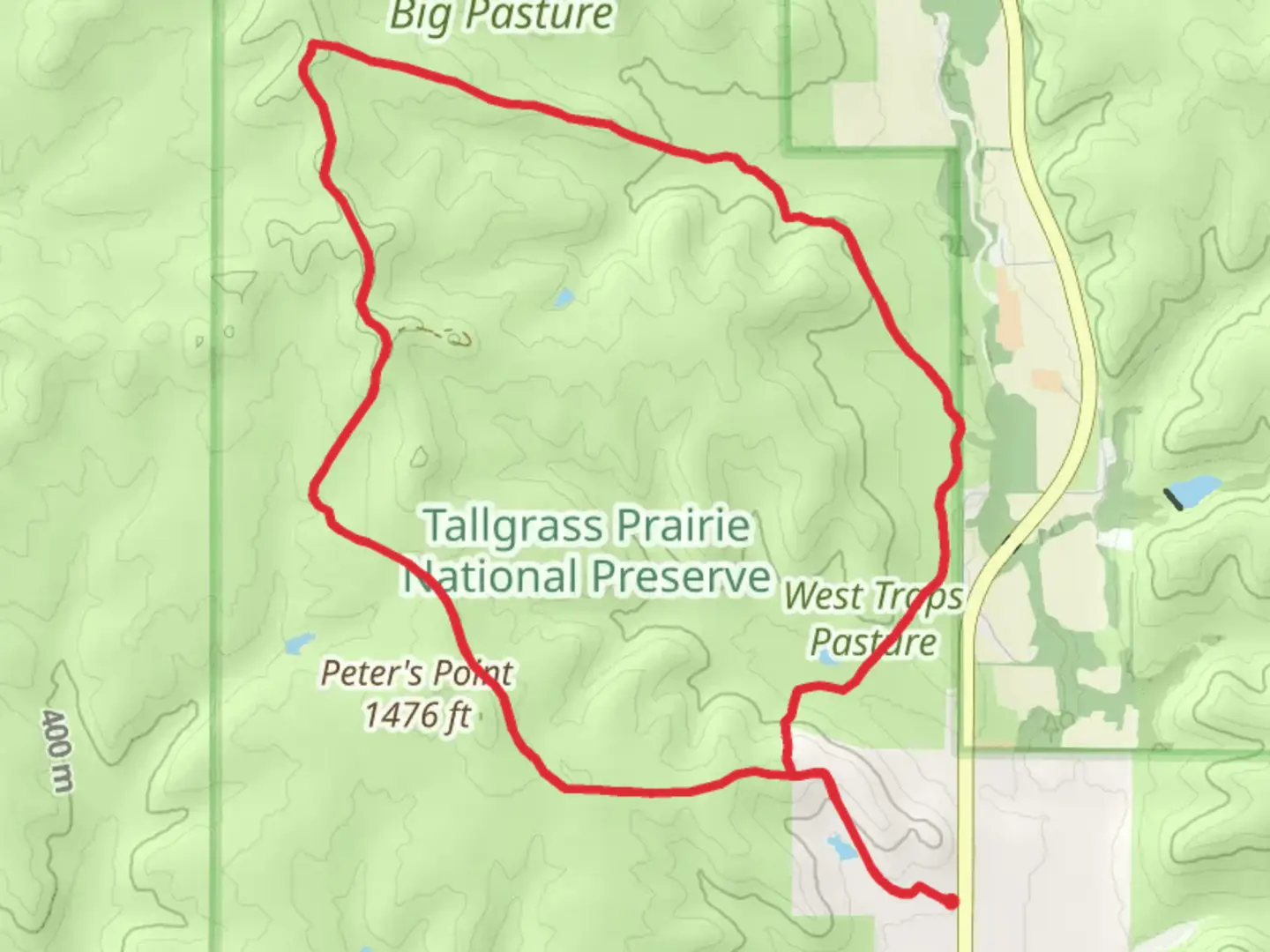 An image depicting the trail Scenic Overlook and Davis Loop Trail and its surrounding area.