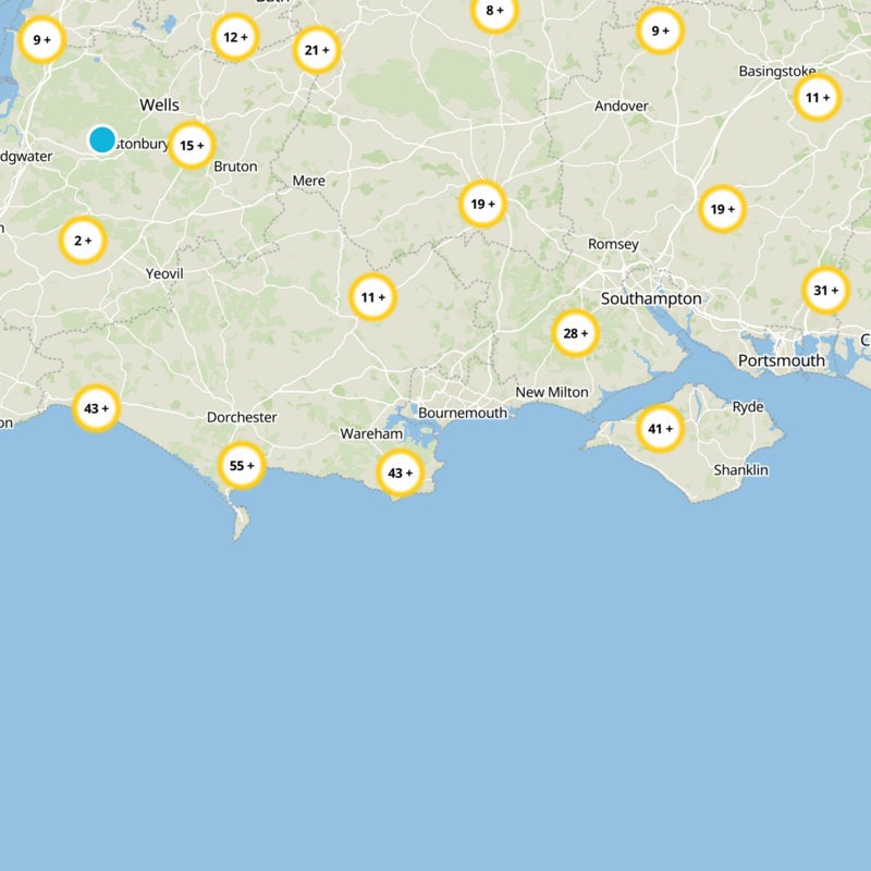 Bournemouth, Christchurch and Poole Static Map