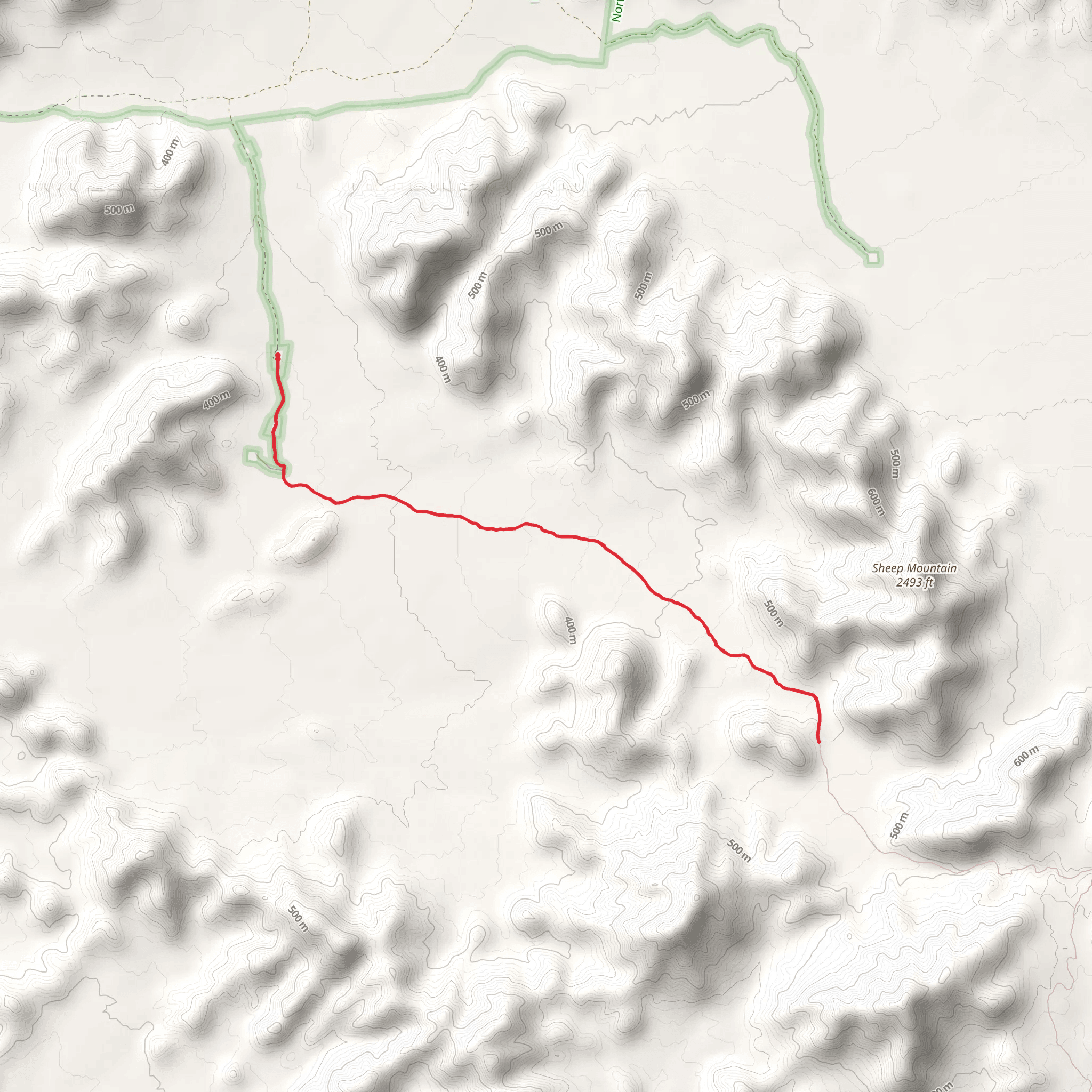 Margies Cove Trail mobile static map