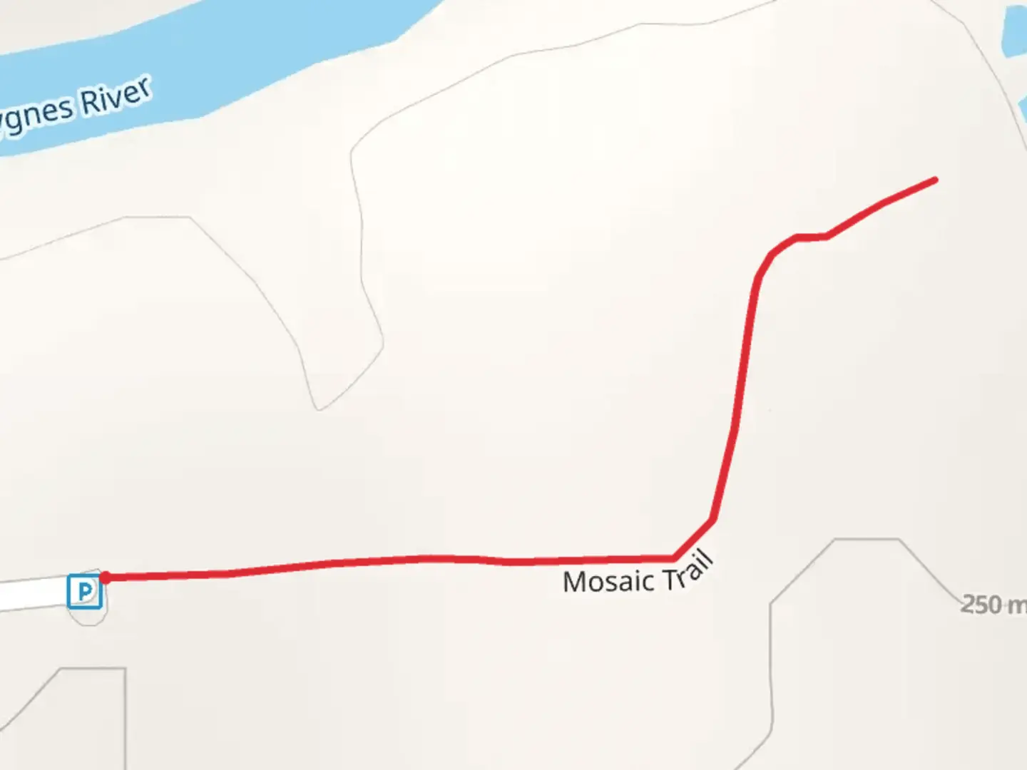 An image depicting the trail Mosaic Trail and its surrounding area.