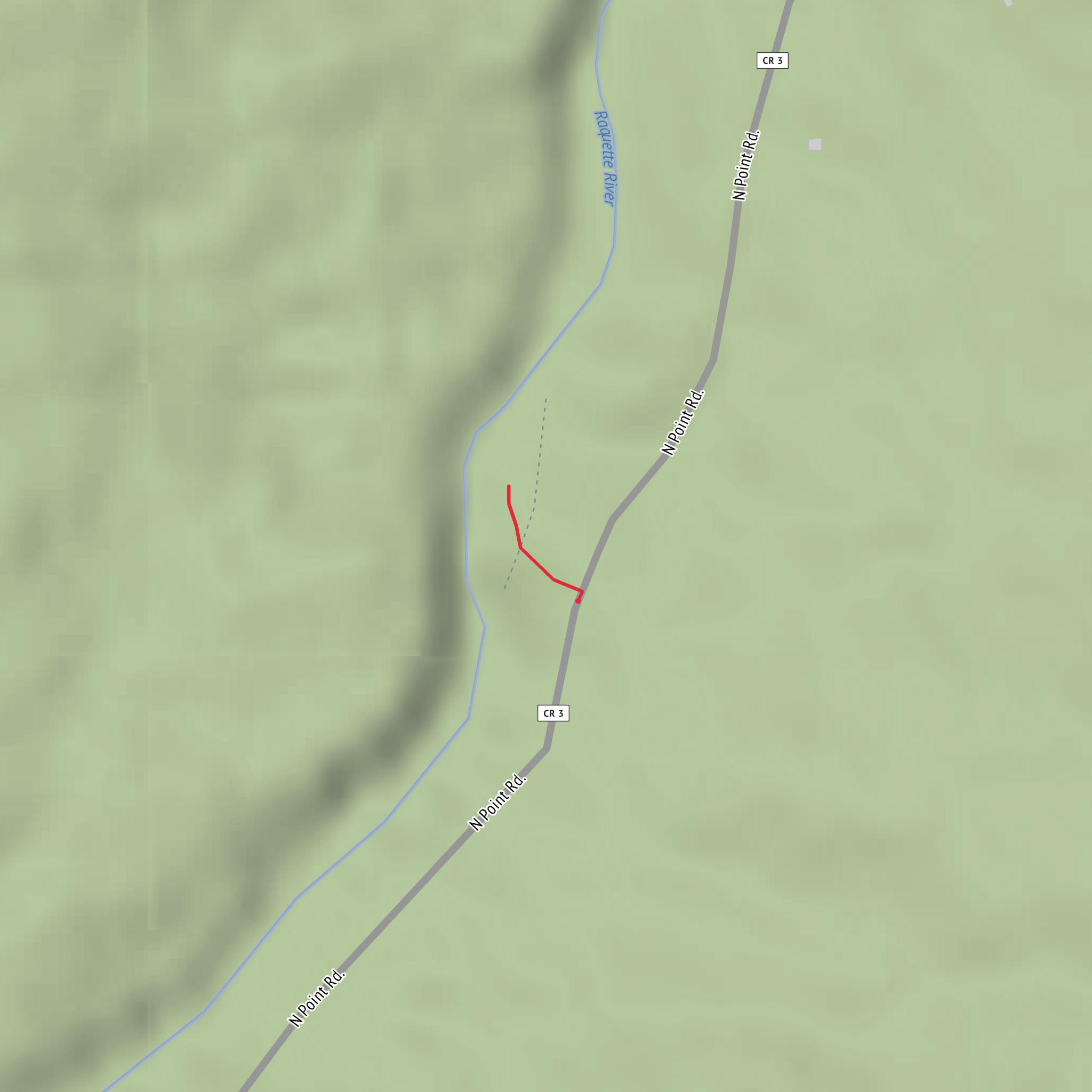 Buttermilk Falls mobile static map