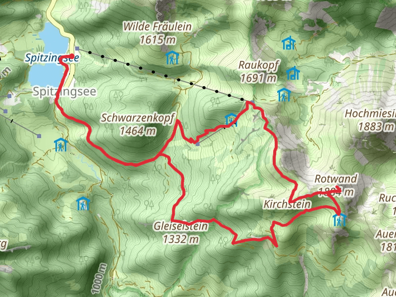 Rotwand and Rotwandhaus Loop from Spitzingsee