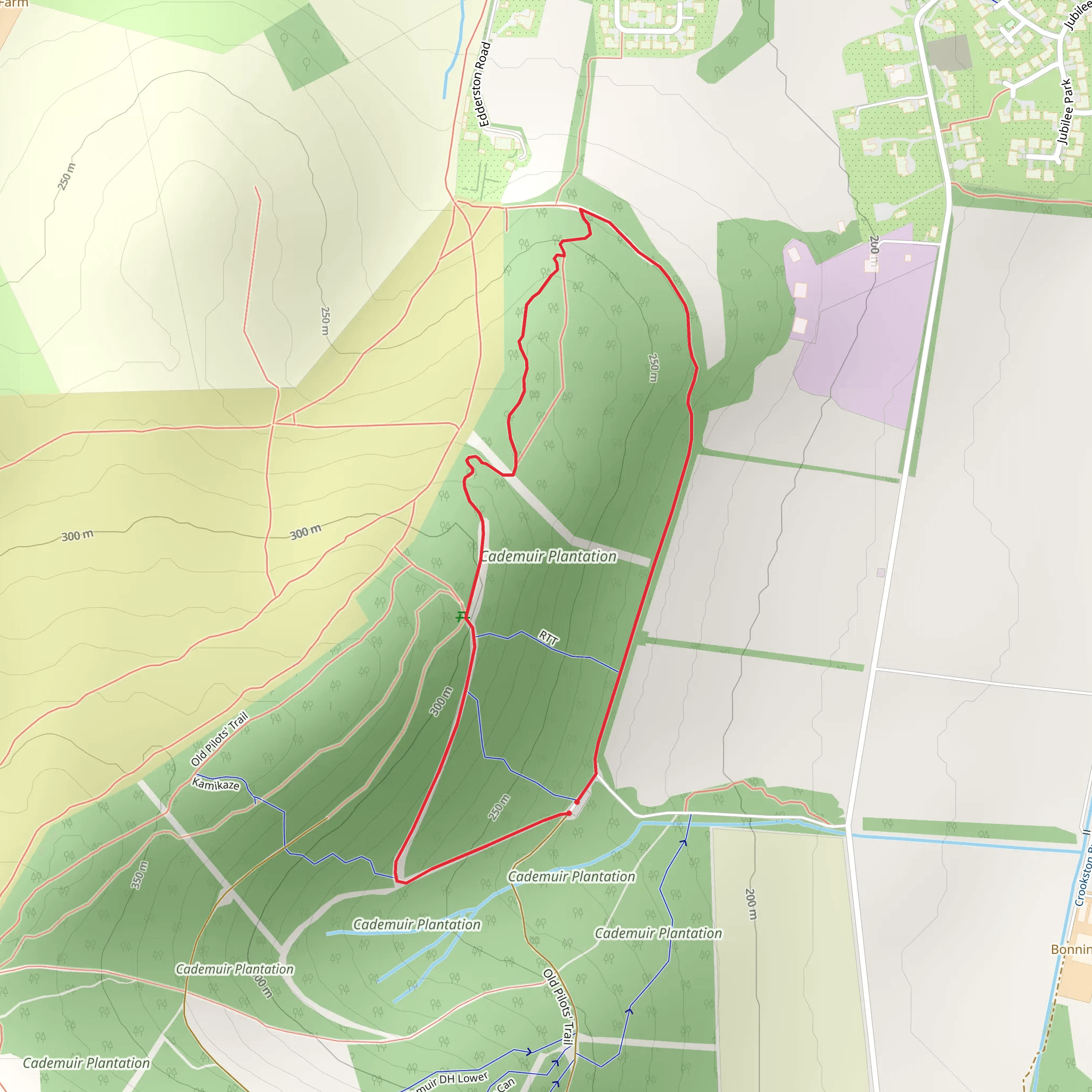 Tantah's Loop Trail mobile static map