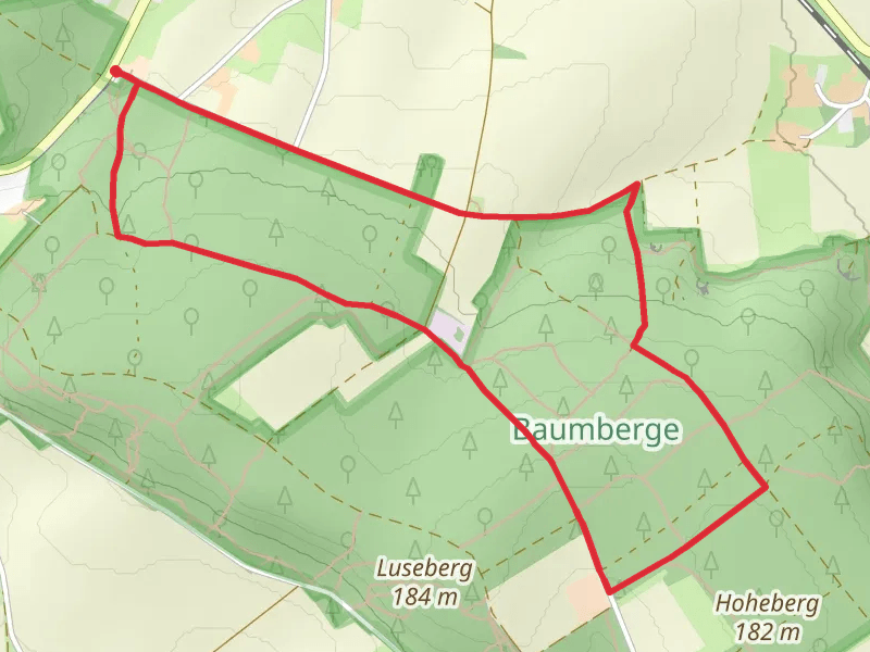 Baumberg Loop via Longinusturm Rundweg A3