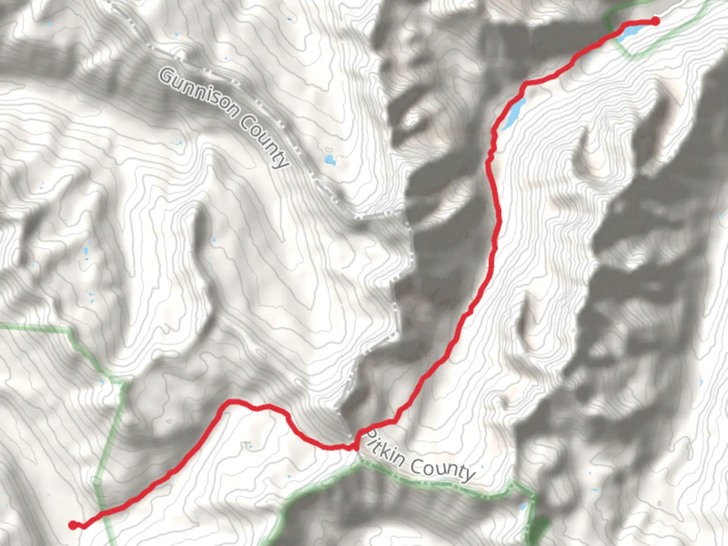 An image depicting the trail Maroon Lake via Maroon-Snowmass Trail and its surrounding area.