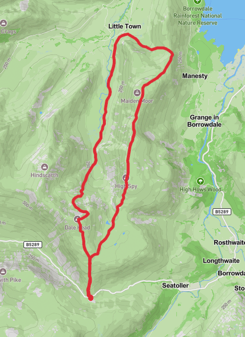 Allerdale Walking mobile static map