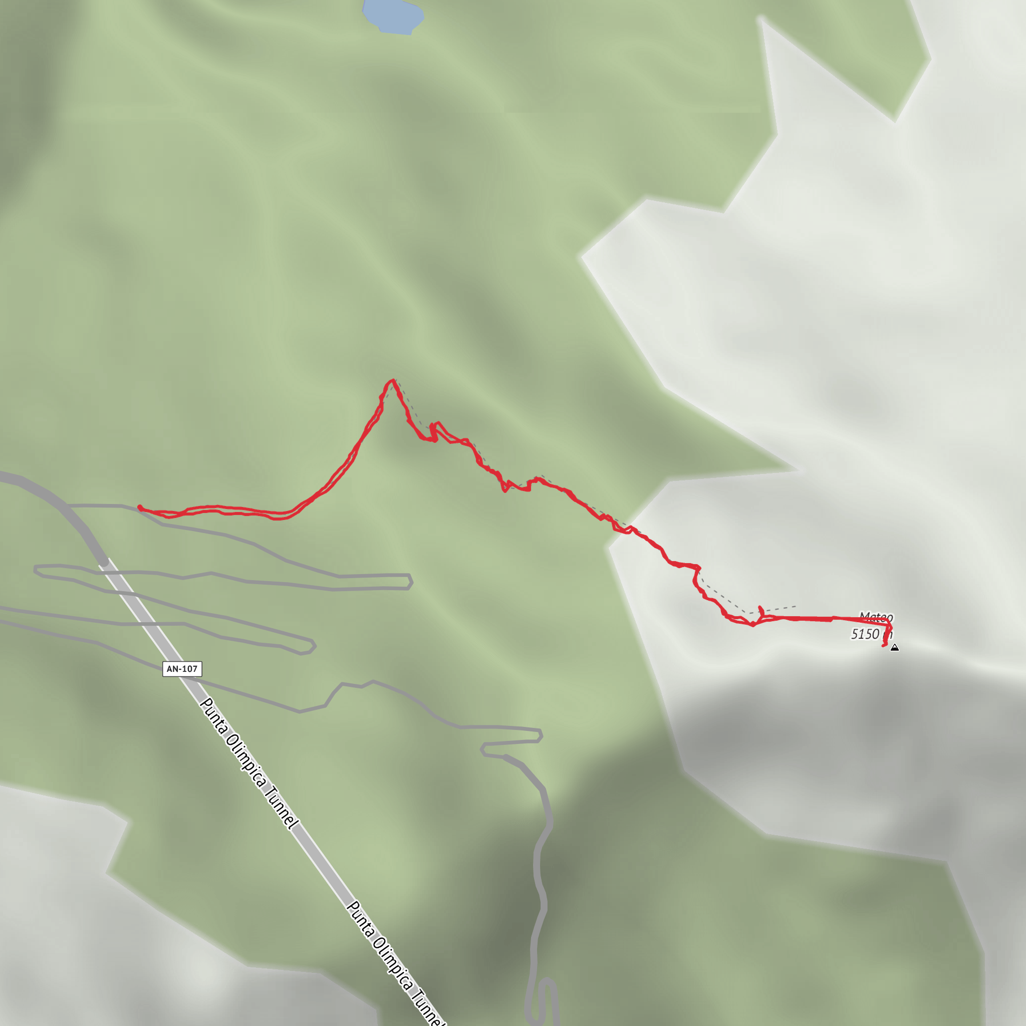 Nevado Mateo mobile static map