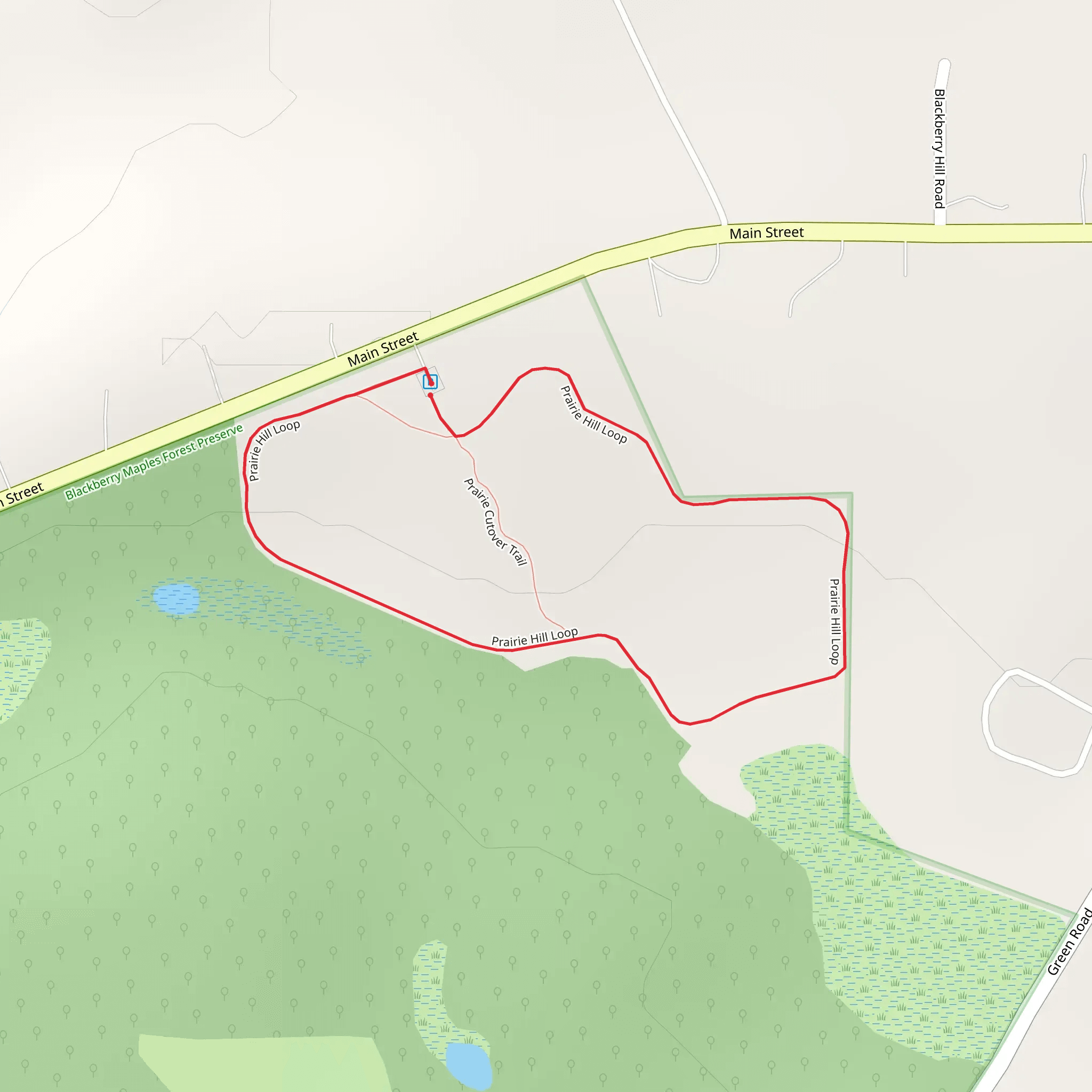Prairie Hill Loop mobile static map