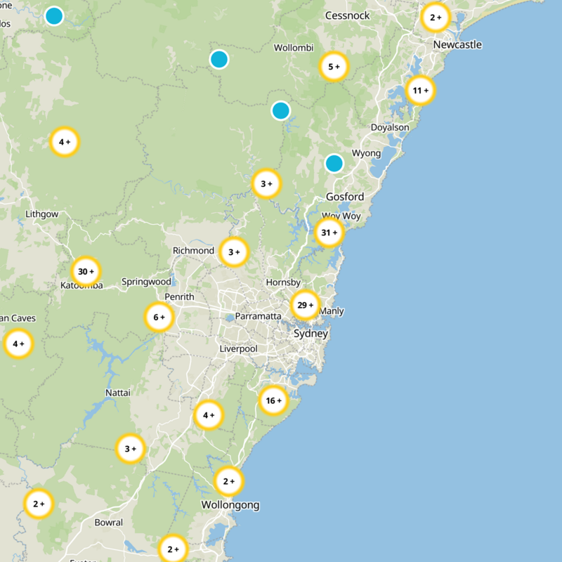 Hornsby Static Map