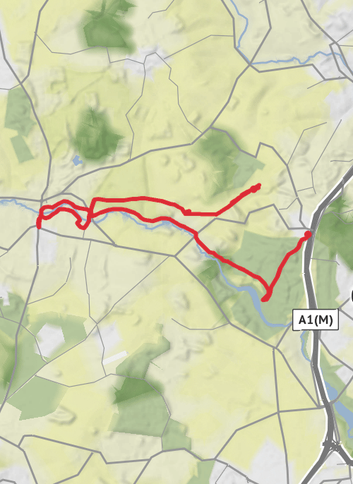 Welwyn Hatfield Hiking mobile static map