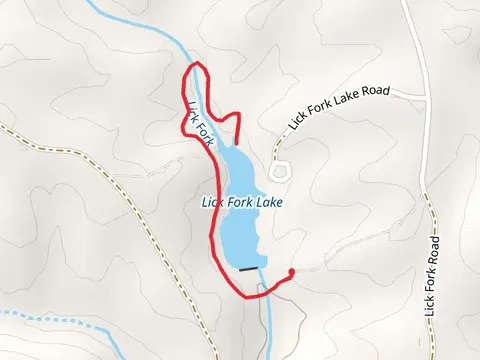 Lick Fork Lake Hiking Trail