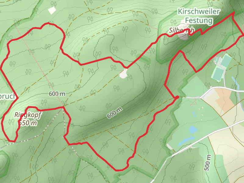 Ringkopf Loop via Traumschleife Kirschweiler Festung