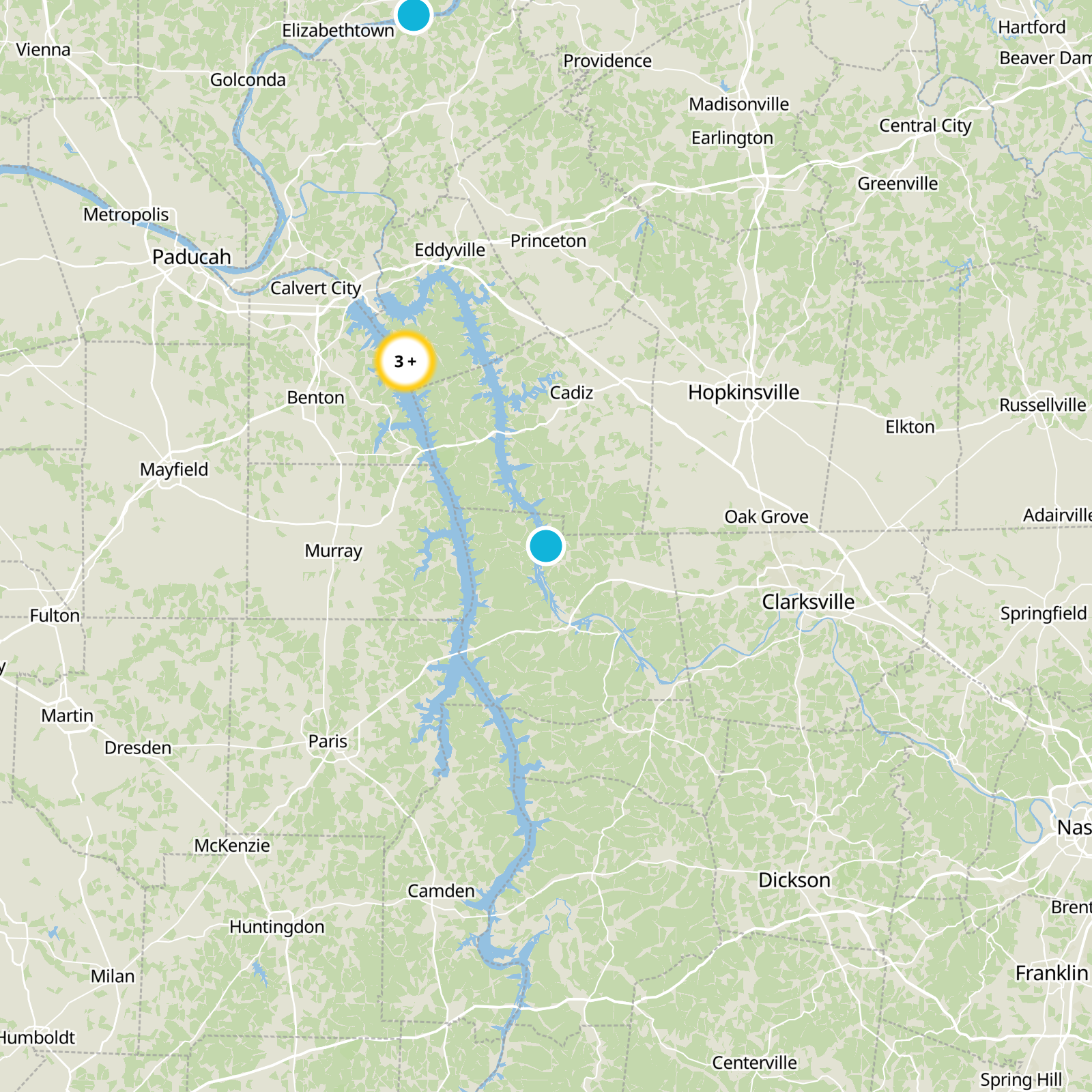 Stewart County Static Map
