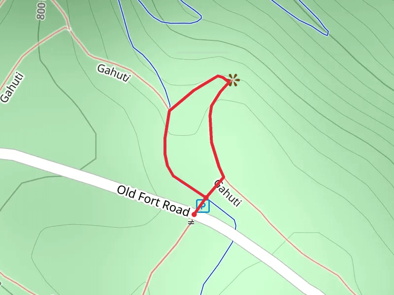 Gahuti Loop Trail - Old Fort Road