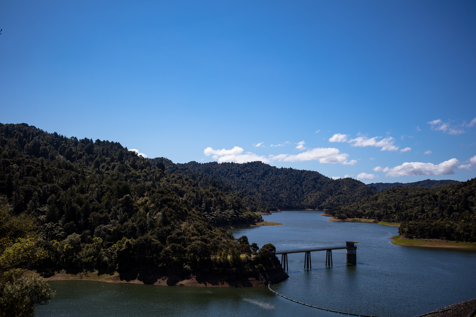 An image depicting the trail Wairoa Dam Lookout Loop and its surrounding area.