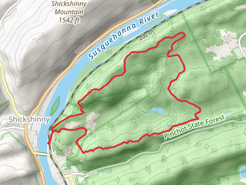 Black Creek and Mocanaqua Loop Trail