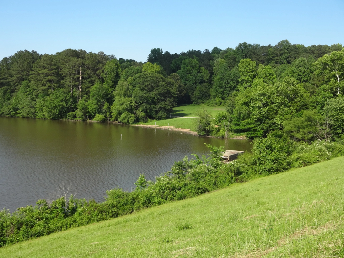 An image depicting the trail Shelley Lake Loop via Lake Park Trail and its surrounding area.
