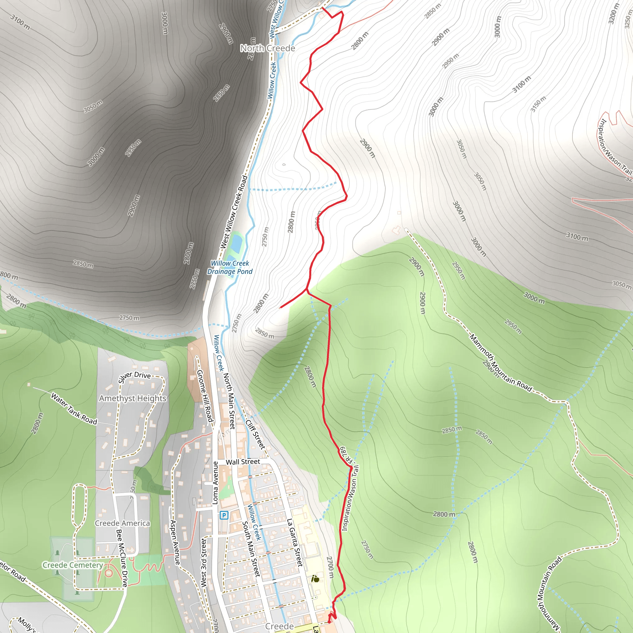 Inspirational Trail mobile static map