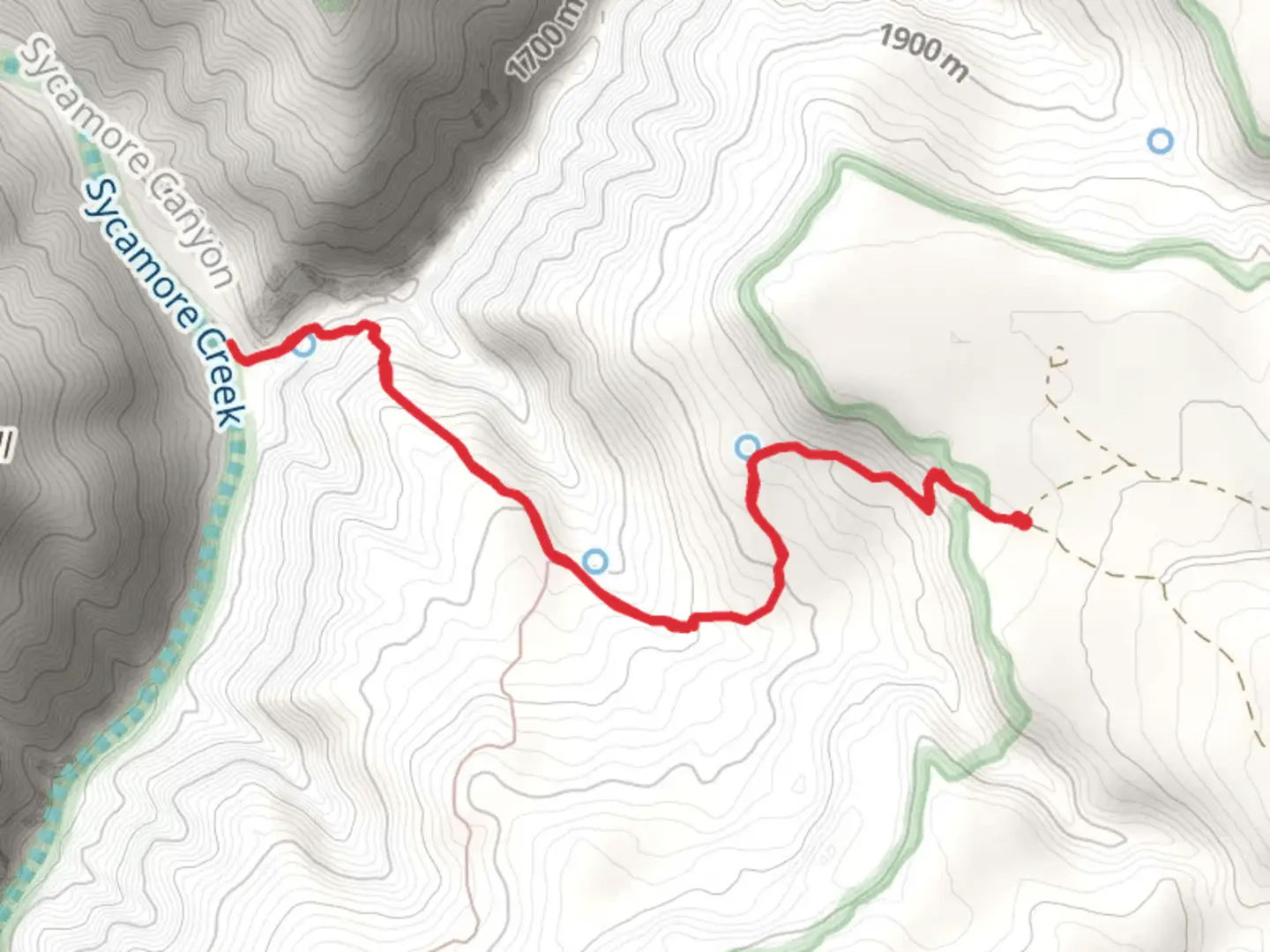 An image depicting the trail Little Lo via Kelsey Spring Trail and its surrounding area.